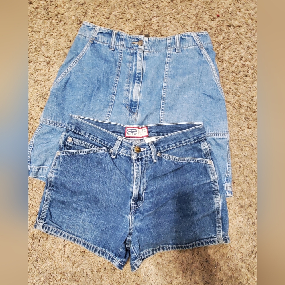 OLD NAVY Blue Jeans & JONES Jeans Women's Denim Shorts, Size: 6 - Picture 8 of 9